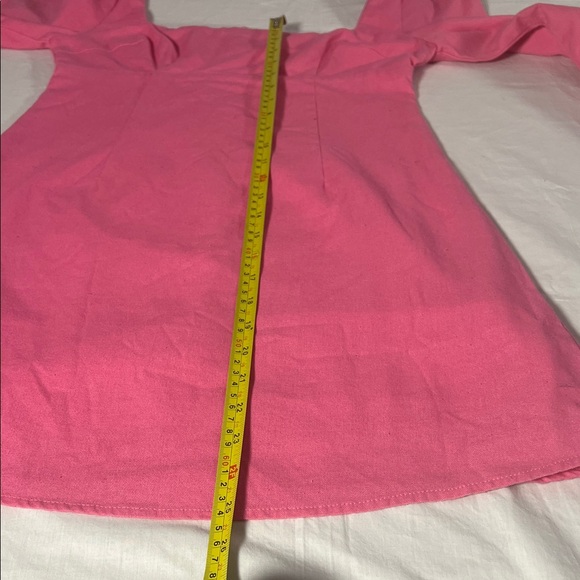 Princess Polly Vibrant Pink Long Sleeve mini Dress size 6 - Picture 4 of 8